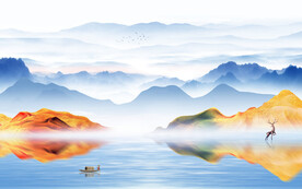 最新 人气山水新图 TIF分层