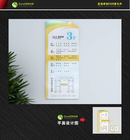 导视标识 楼层索引 