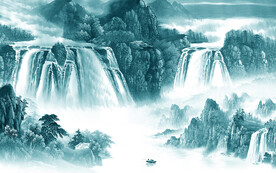 最新 意境清晰山水 tiF分层