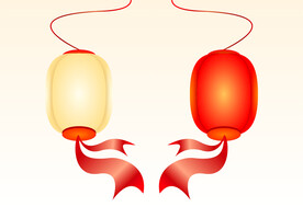 红灯笼设计CDR矢量图