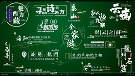 旅游文字字幕ae模板