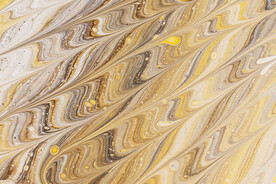 黄色流体渐变科技线条背景