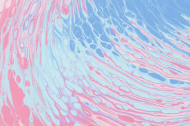 粉色流体渐变科技线条背景