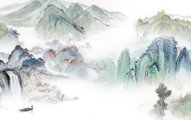 奢雅 意境高档山水 Tif分层