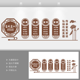 家风家训文化墙