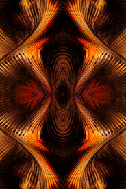 暗红色流体渐变科技线条背景