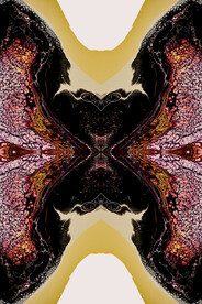 褐色流体渐变科技线条背景