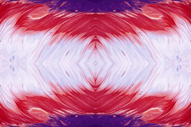 红色流体渐变科技线条背景