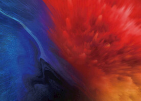 红蓝爆炸抽象底纹