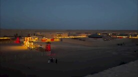 沙漠露营日出视频