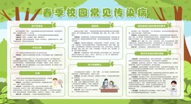 春季传染病预防健康教育宣传栏