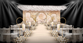 香槟色新中式仪式区