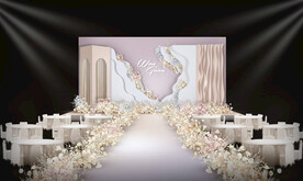 香槟色婚礼仪式区