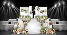 白色婚礼仪式区