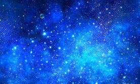 蓝色宇宙星空背景