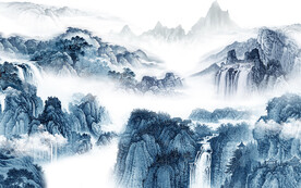 新款 大气山水新图 TIF分层