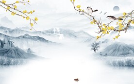 高端 新传意境山水 TIF分层