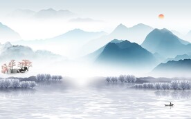 最新 高端清晰山水 TIF分层