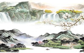 奢雅 高端清晰山水 TIF分层