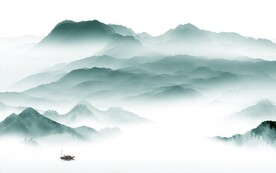 新品 高档现代山水 TIF分层