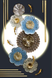 3D抽象几何形状玄关装饰画