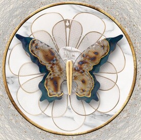 3D蝴蝶装饰无框画