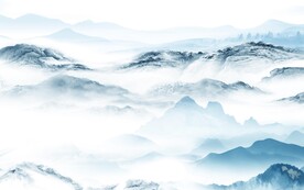 别墅 中式新山水画 TIF分层