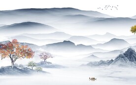 新款 意境新传山水 TIF分层