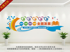 德智体美劳文化墙