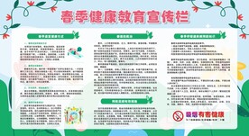 春季健康教育宣传栏