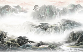 人气 意境新传山水 TIF分层