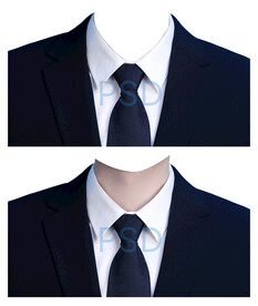 男人西装套装衣服素材psd