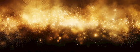 金色光斑炫彩大爆炸背景