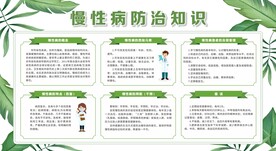 慢性病防治知识宣传栏