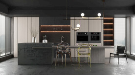 暗黑系西厨及餐厅岛台