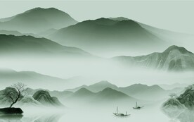 高清 新传中式山水 TIF分层