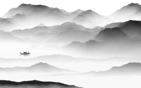 奢雅 灰色山水新图 TIF分层