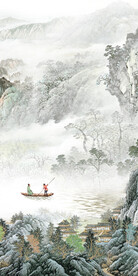 古风 新意境玄关画 TiF分层