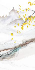 大气 高雅山水玄关 TIF分层