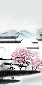 新品 爆款山水玄关 TiF分层