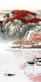 大气 新山水画玄关 TiF分层