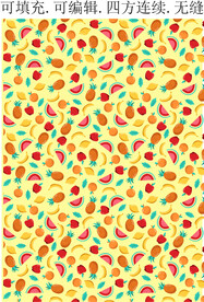 水果图案 菠萝 