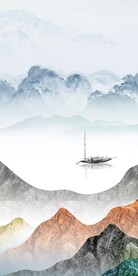 高清 中式高档玄关 Tif分层