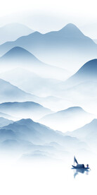 中式 高端山水玄关 TIF分层