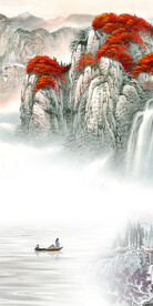 古风 新传山水玄关 TIf分层