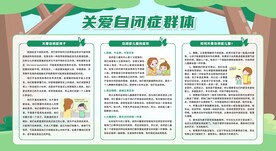 世界自闭症日孤独症日展板