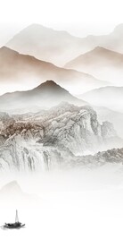 意境 高端山水玄关 TIF分层