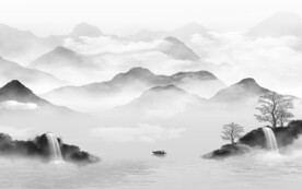 最新 意境高清山水 TiF分层