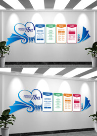 企业发展历程文化墙