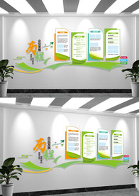 企业发展历程文化墙